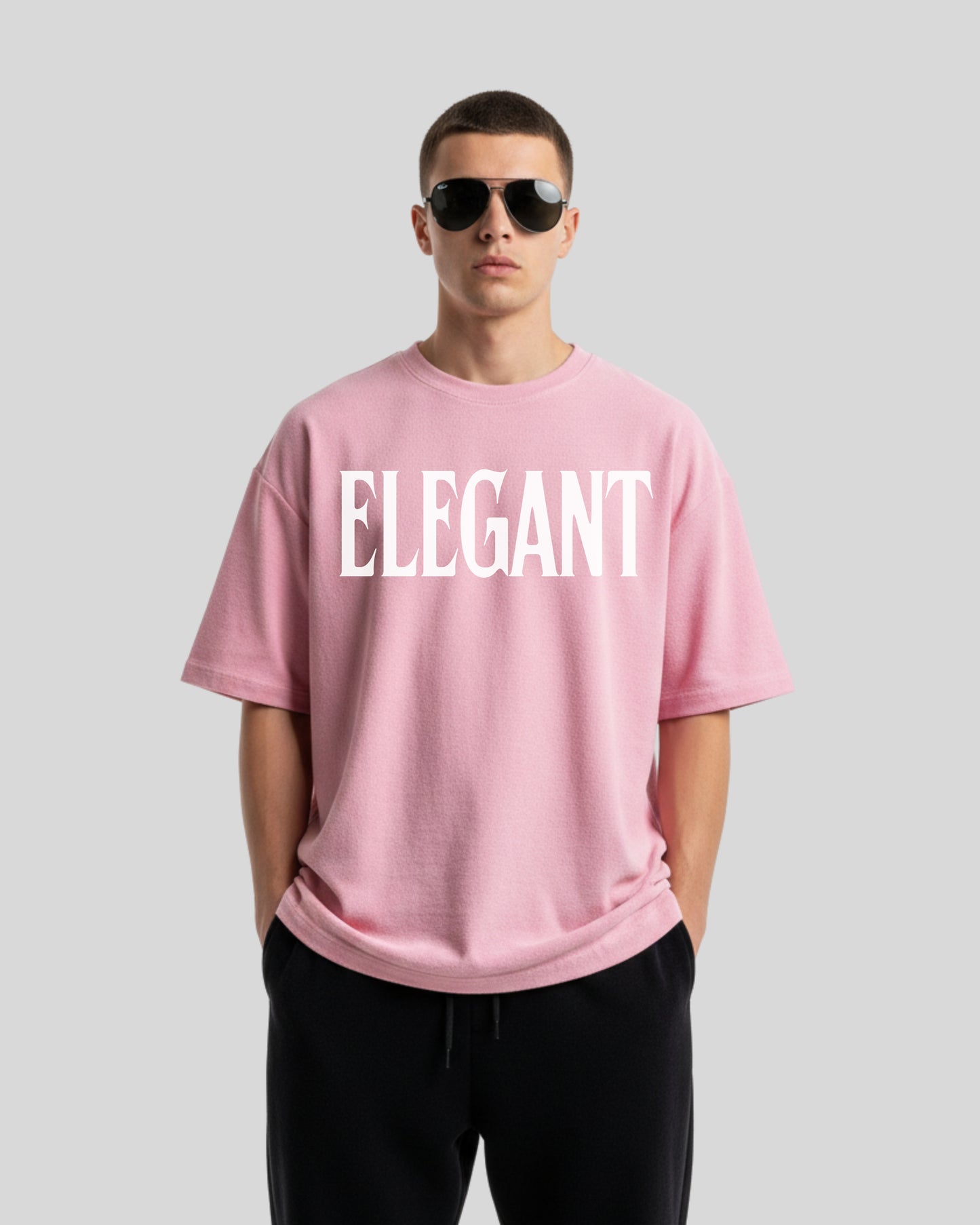 ELEGANT Oversized terry T-shirt