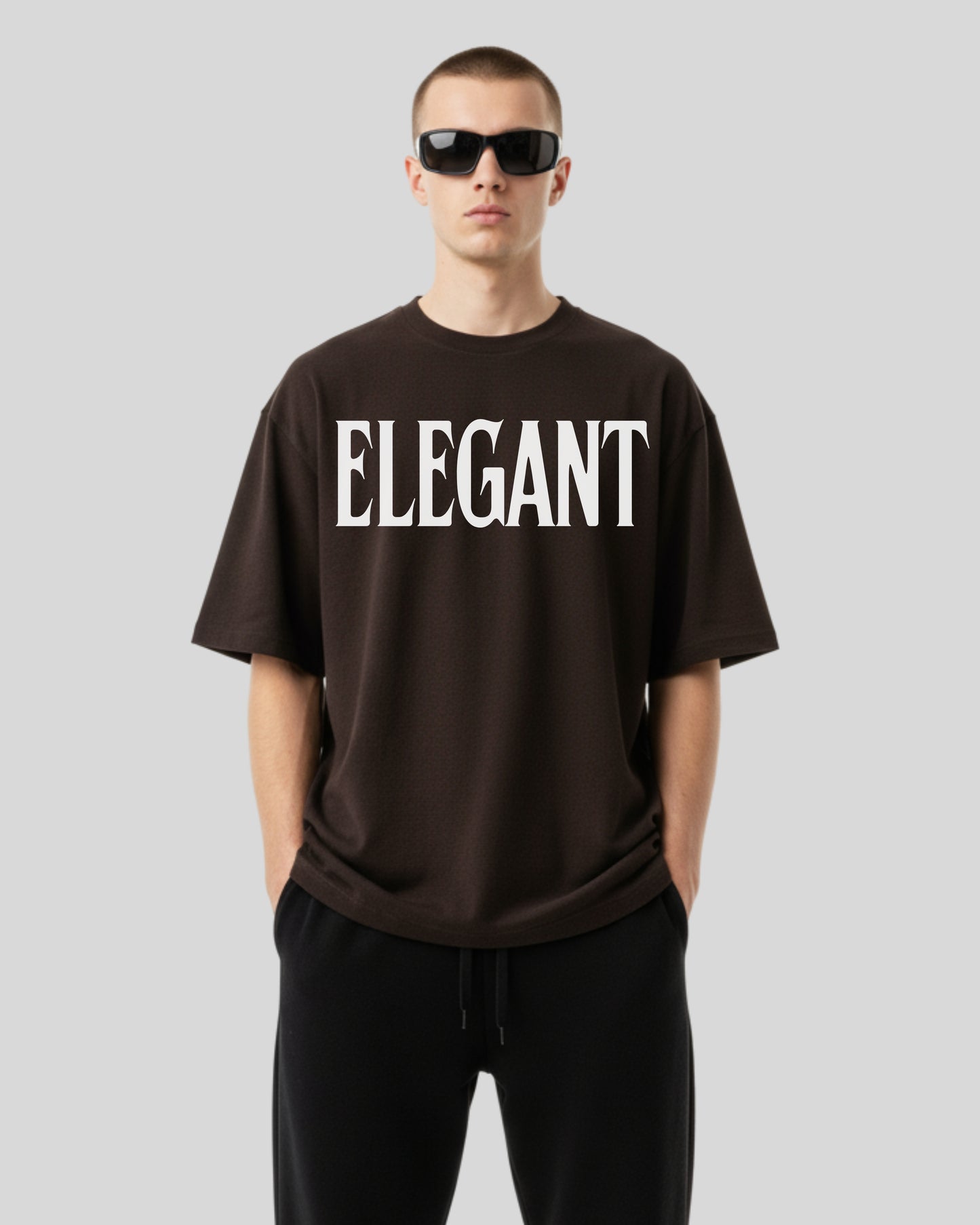 ELEGANT Oversized terry T-shirt