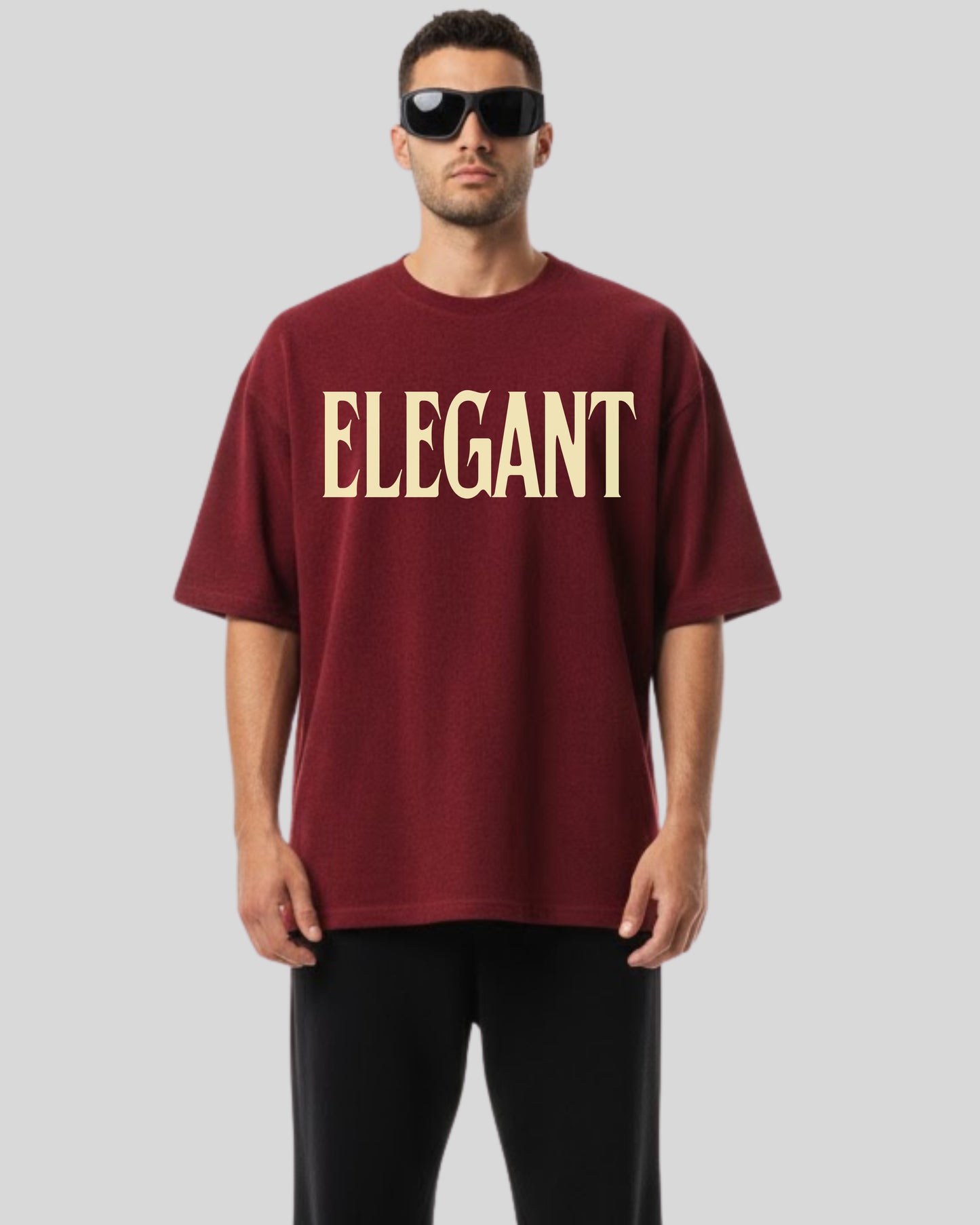 ELEGANT Oversized terry T-shirt