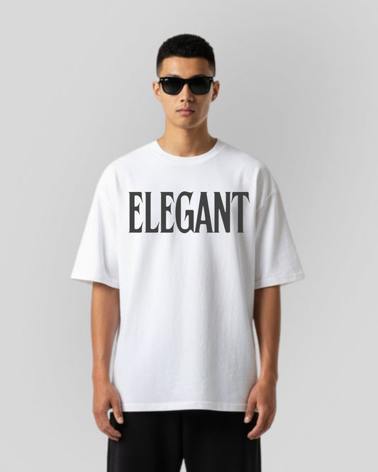 ELEGANT Oversized terry T-shirt