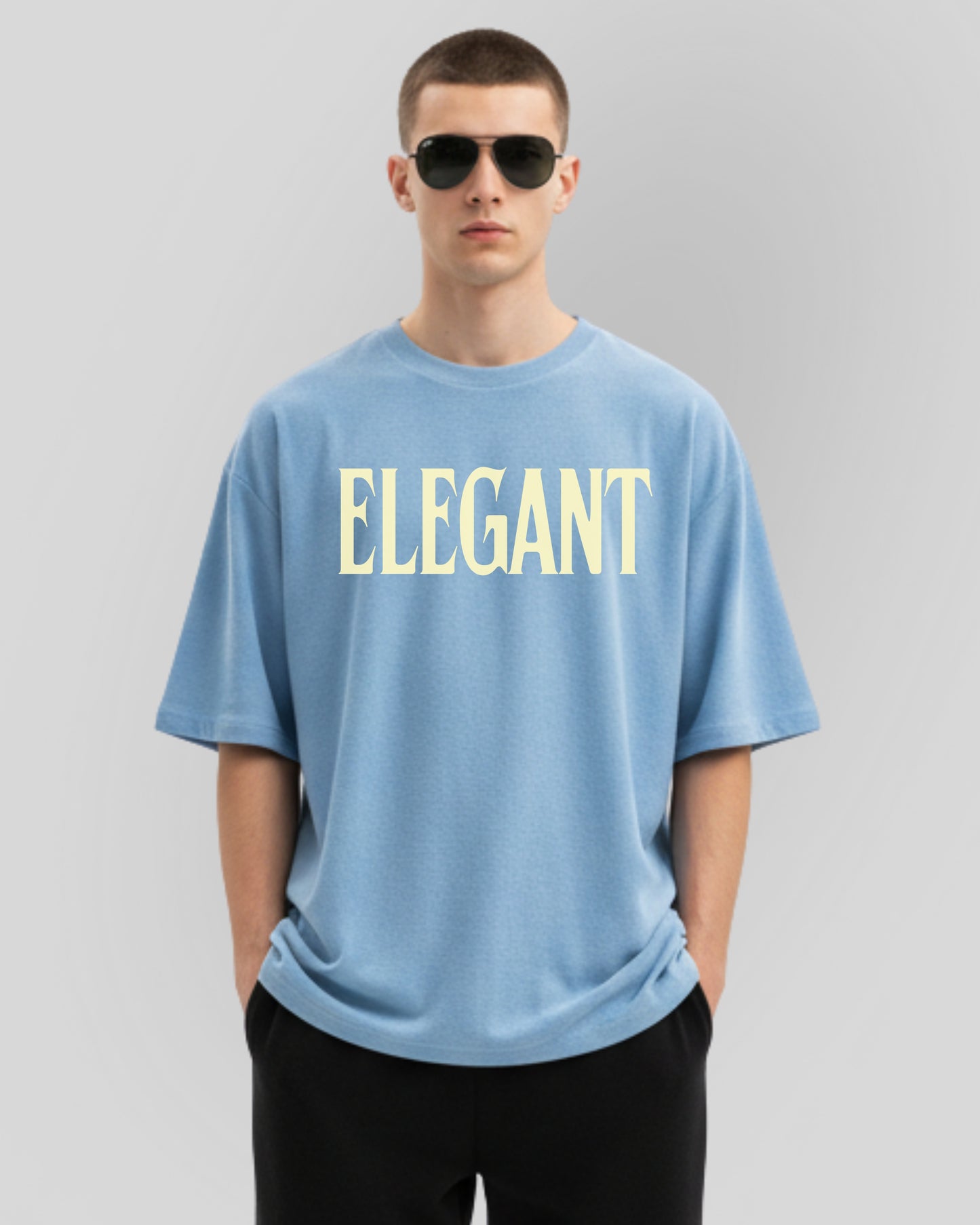 ELEGANT Oversized terry T-shirt