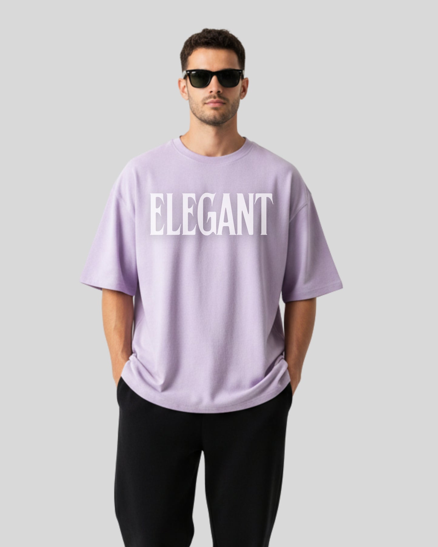ELEGANT Oversized terry T-shirt