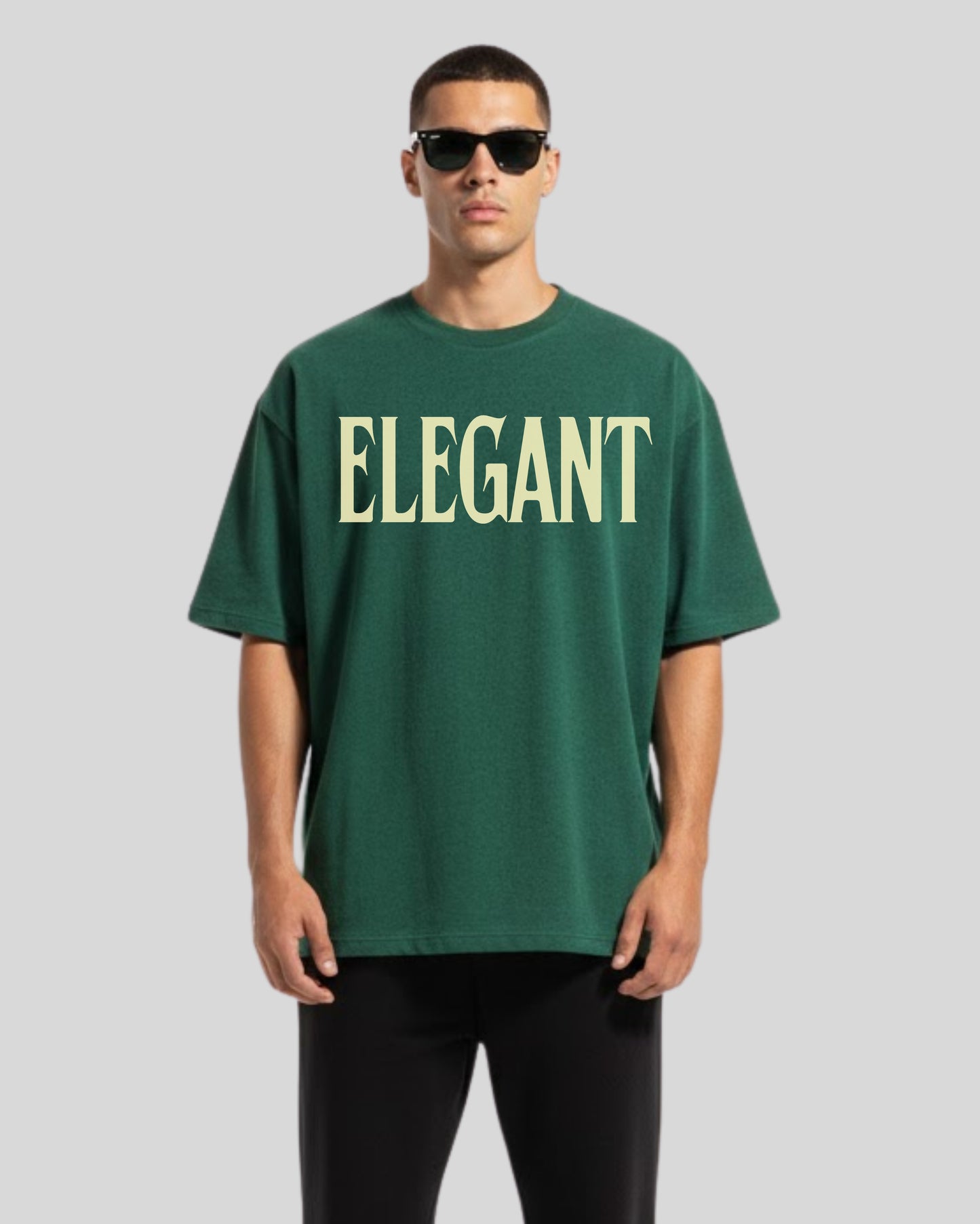 ELEGANT Oversized terry T-shirt