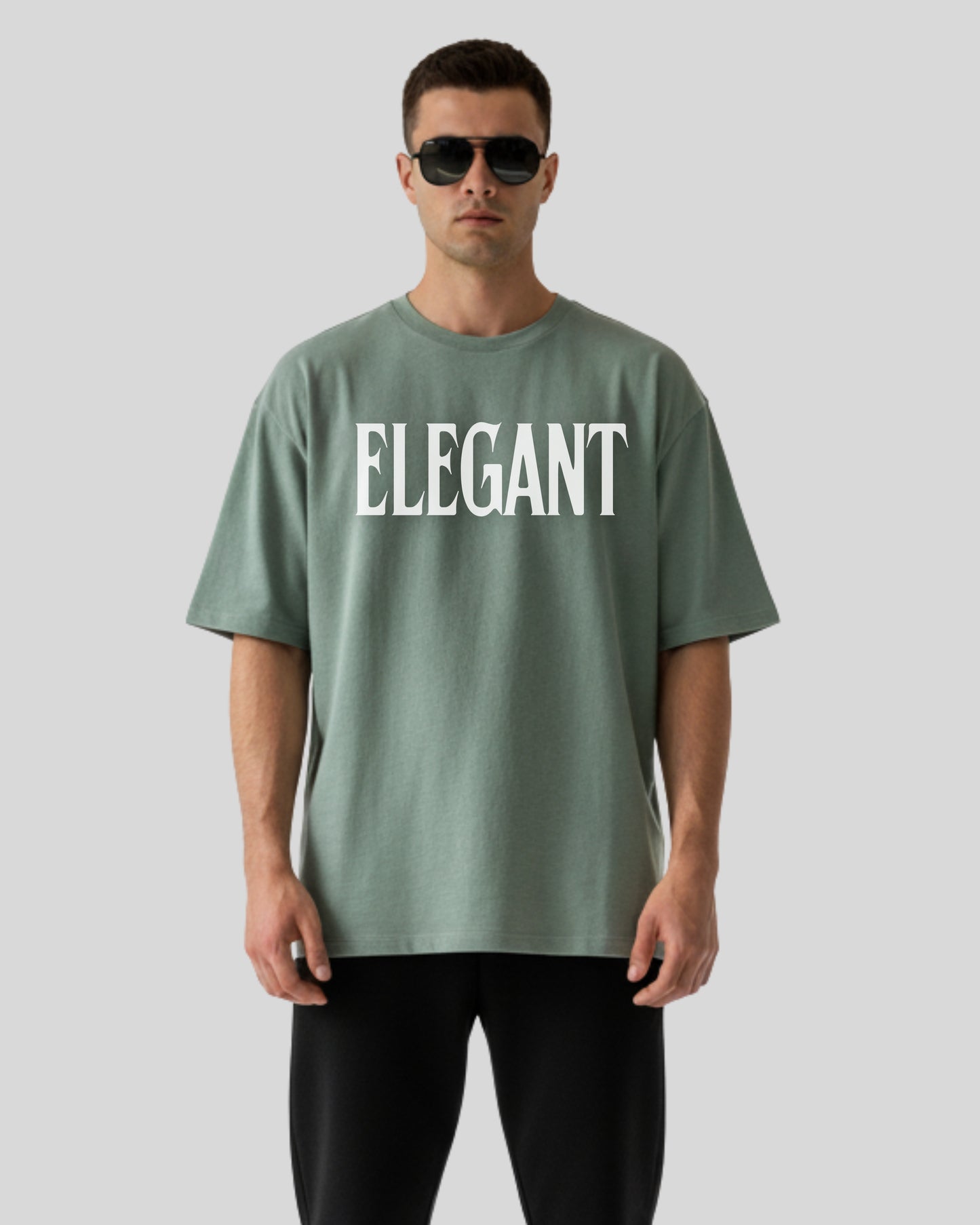 ELEGANT Oversized terry T-shirt